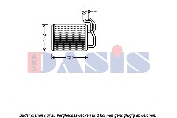 Heat Exchanger, interior heating 519009N