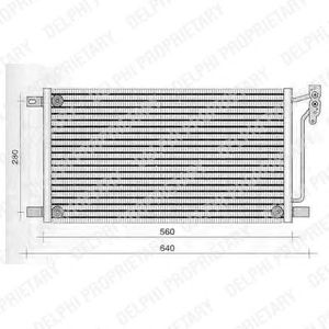 Condensator, airconditioning TSP0225236