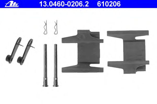 Accessory Kit, disc brake pads 13.0460-0206.2