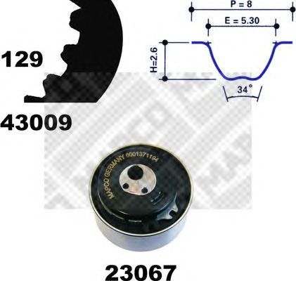 Timing Belt Kit 23009