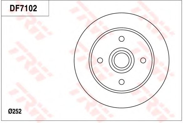 Brake Disc DF7102