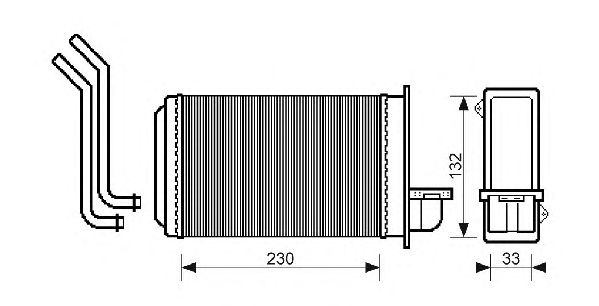 Heat Exchanger, interior heating QHR2009