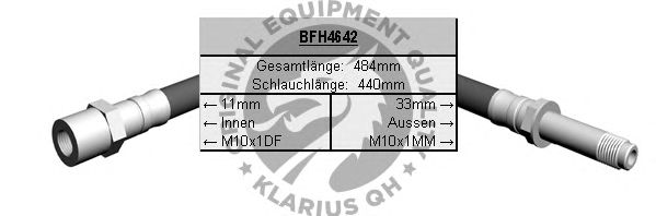 Ελαστικός σωλήνας φρένων BFH4642