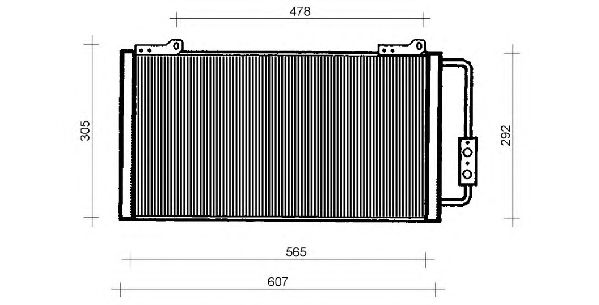 Condensator, airconditioning QCN125