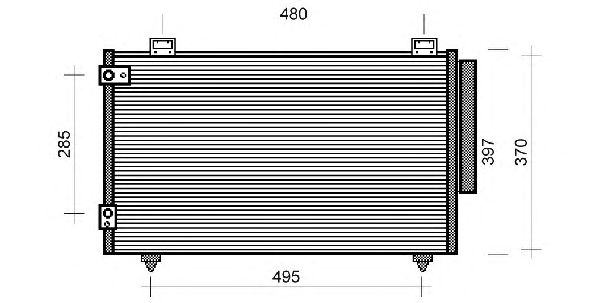 Condensator, airconditioning QCN349