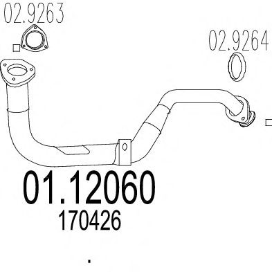 Exhaust Pipe 01.12060