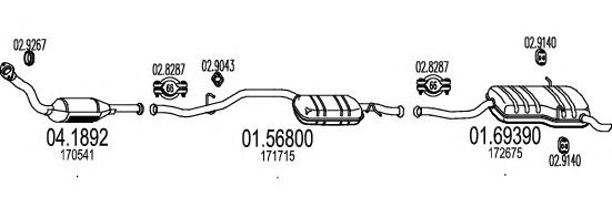 Exhaust System C260533008251