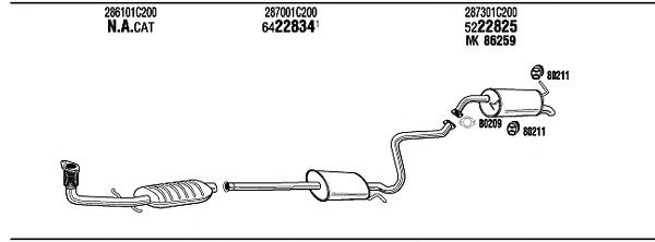 Exhaust System HY55004