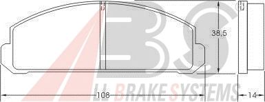 Brake Pad Set, disc brake 36120