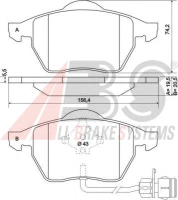 Brake Pad Set, disc brake 36773