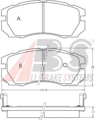 Brake Pad Set, disc brake 36878