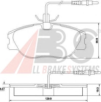 Brake Pad Set, disc brake 36899