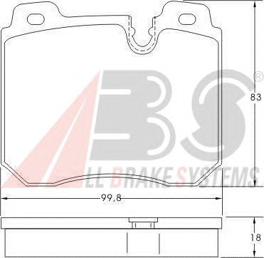 Brake Pad Set, disc brake 36952