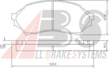 Brake Pad Set, disc brake 37186