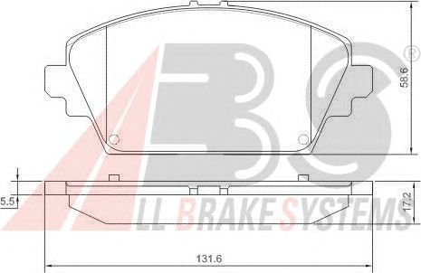Brake Pad Set, disc brake 37205
