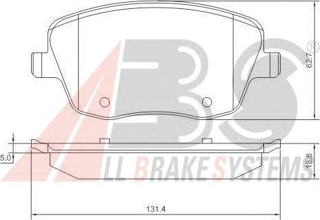 Brake Pad Set, disc brake 37241