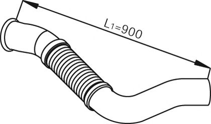Exhaust Pipe 54104