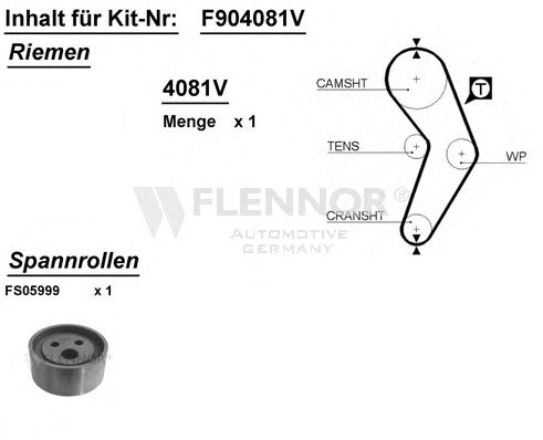Timing Belt Kit F904081V