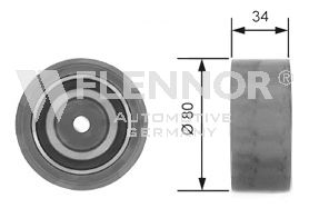 Deflection/Guide Pulley, timing belt FU10145