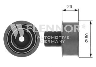 Deflection/Guide Pulley, timing belt FU71491