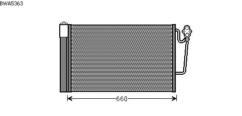 Condensador, ar condicionado BWA5363