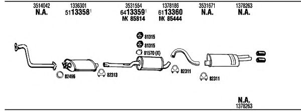 Exhaust System VO74058