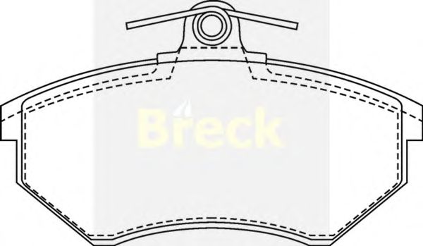 Brake Pad Set, disc brake 20168 10 701 00