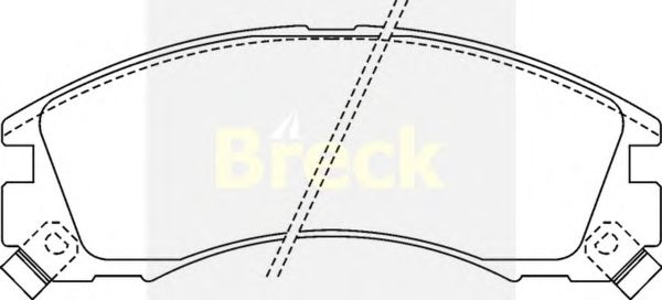 Brake Pad Set, disc brake 21363 00 C