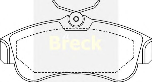 Brake Pad Set, disc brake 21546 00 701 00