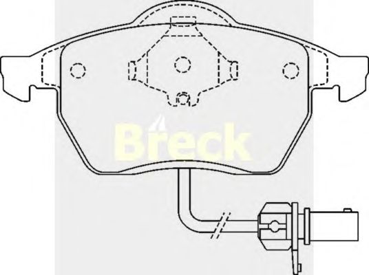Brake Pad Set, disc brake 21849 00 701 10