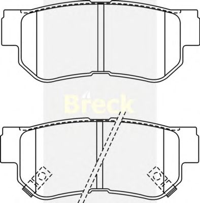 Brake Pad Set, disc brake 23545 00 C