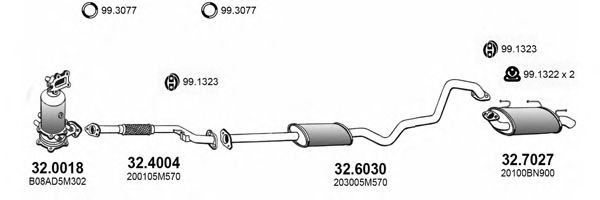 Exhaust System ART3457
