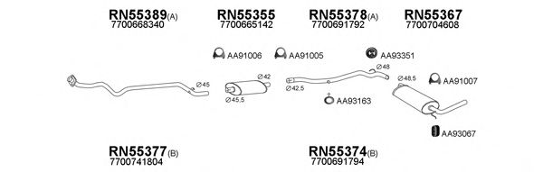 Exhaust System 550210