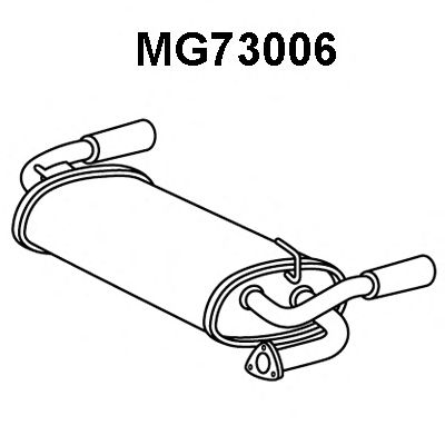 Takaäänenvaimentaja MG73006