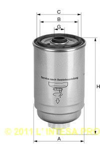 Fuel filter XN269