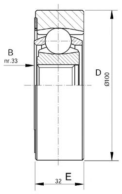 Cárter, diferencial CVJ5408.20