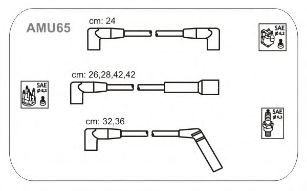 Ignition Cable Kit AMU65