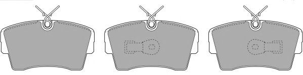 Brake Pad Set, disc brake FBP-0678