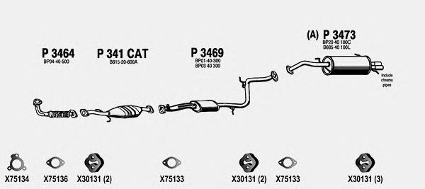 Exhaust System MA019