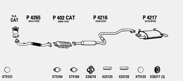 Exhaust System NI414