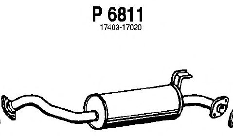 Middle Silencer P6811