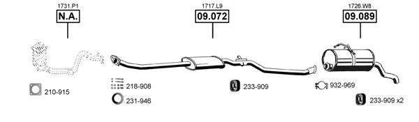 Exhaust System CI090205