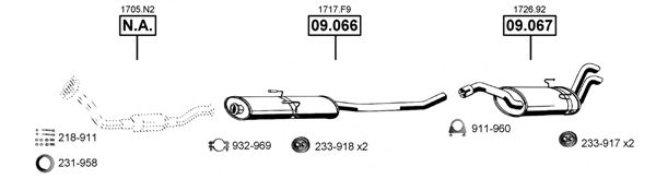 Exhaust System CI091430
