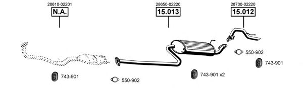Exhaust System HY150300