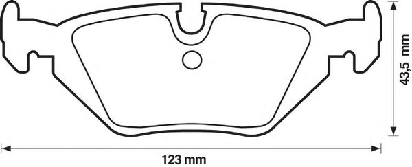 Brake Pad Set, disc brake 571527S