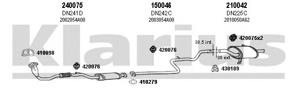 Exhaust System 270166E