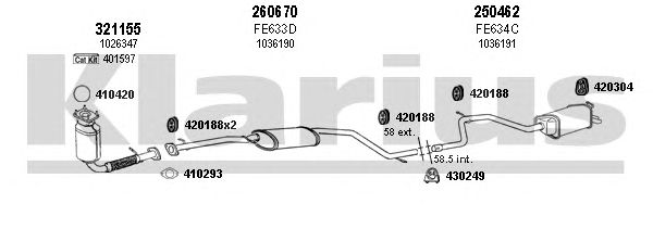 Exhaust System 361261E