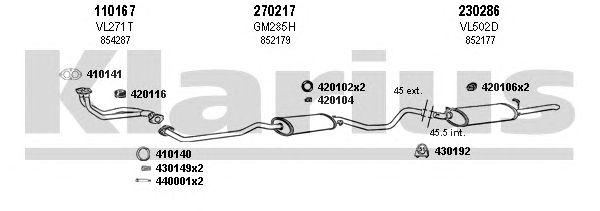 Exhaust System 390855E