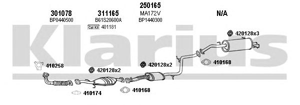 Exhaust System 570140E