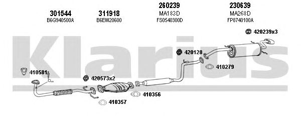 Exhaust System 570170E